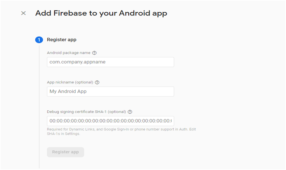 Add Firebase to Project