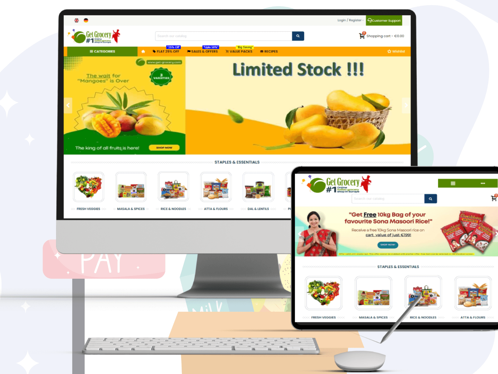 Getgrocery Portfolio